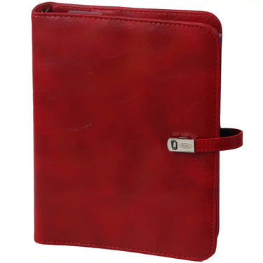 1011-16 A5 6 Ring Binder Red